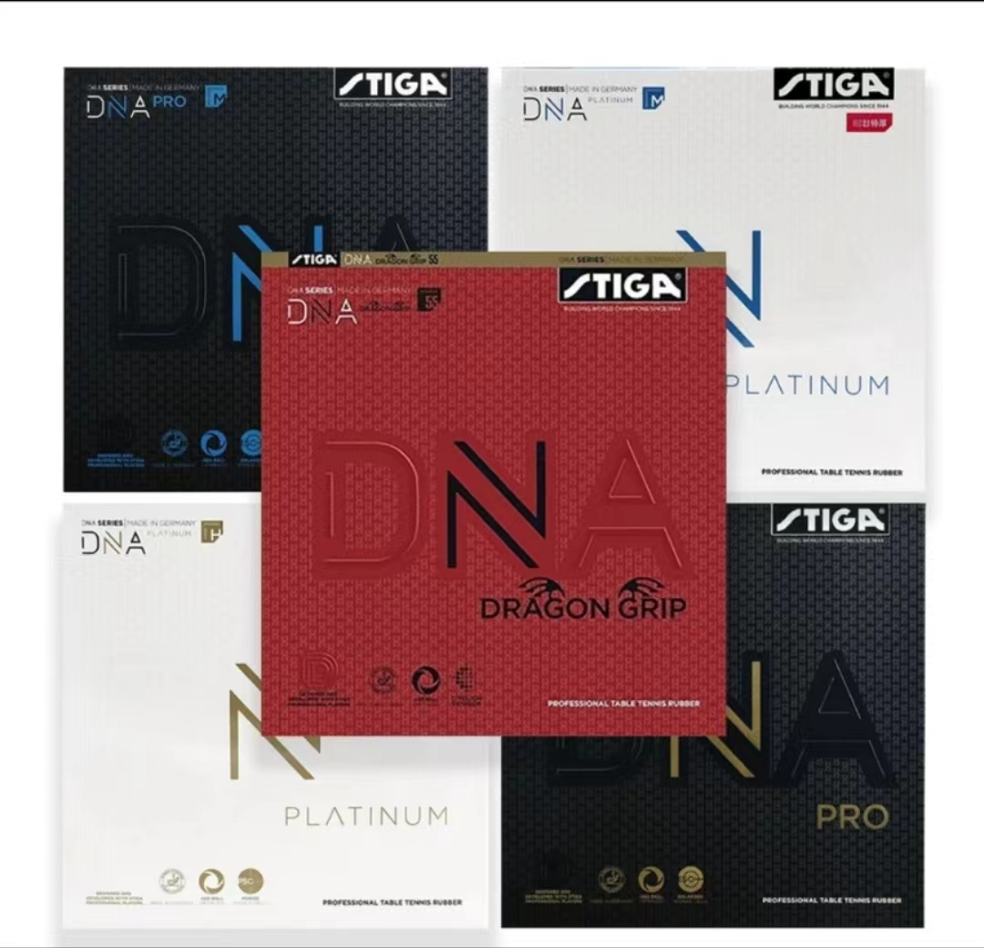 Table Tennis Pro - STIGA DNA Red Dragon Tafeltennisrubber Hoge