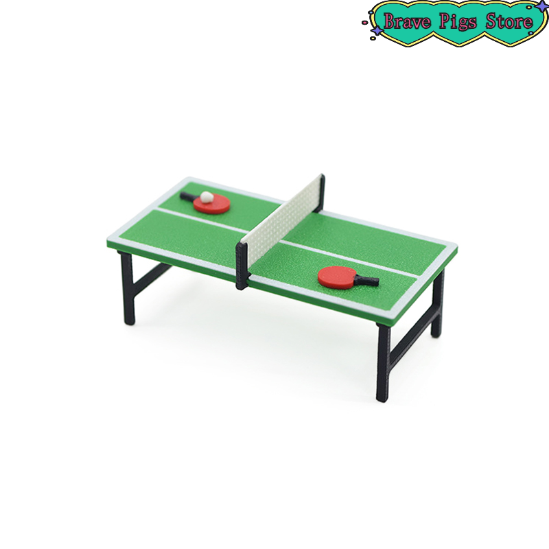Table Tennis Market - 1:12 Miniatuur Tafeltennis Racket Model Tafeltennis