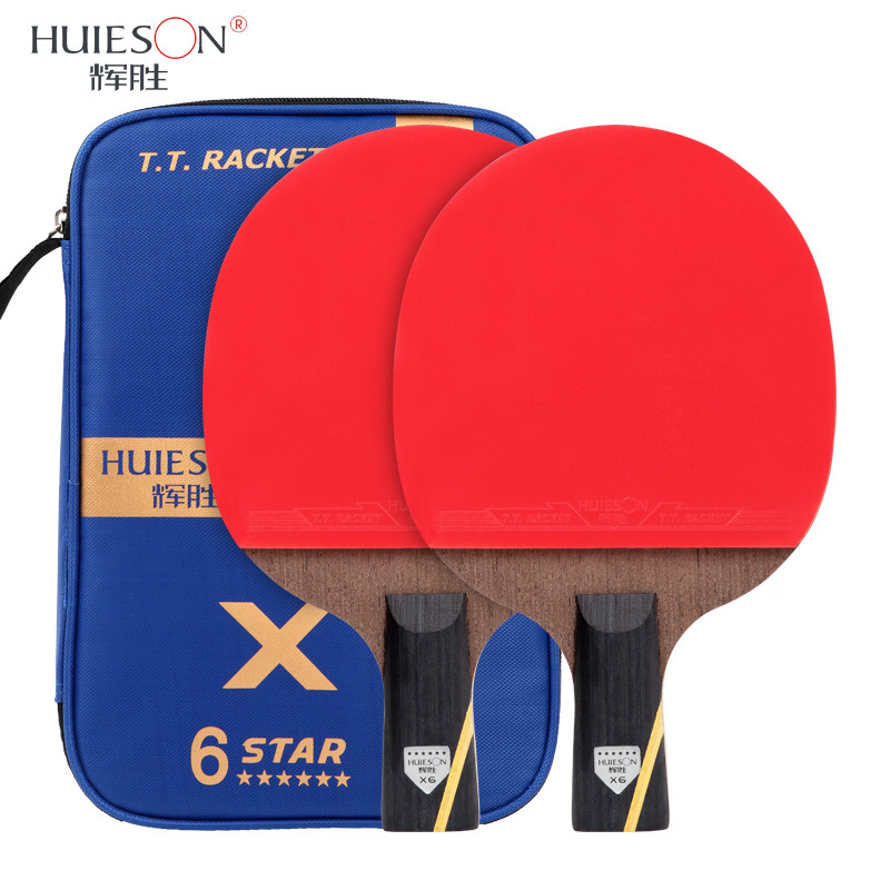Table Tennis Hub - (2 stks/paar) Huieson Tafeltennis Racket 5/6
