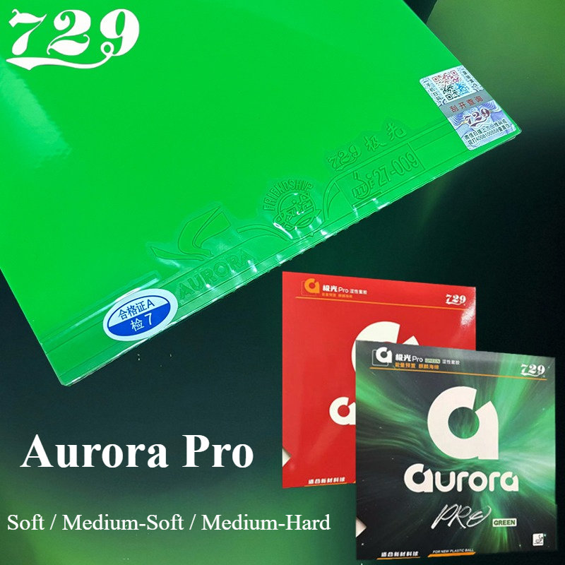 Table Tennis Pro - 729 Friendship Aurora Pro Green Tafeltennisrubber