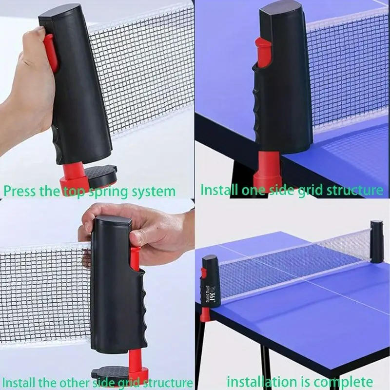 Table Tennis How To Play - 2025 Hot Tafeltennisnet Overal Intrekbaar Rek