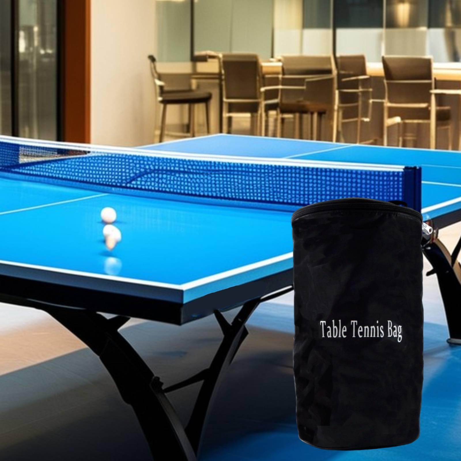 Table Tennis Hub - Opbergtas voor pingpongballen, Oxford-stof, houder voor