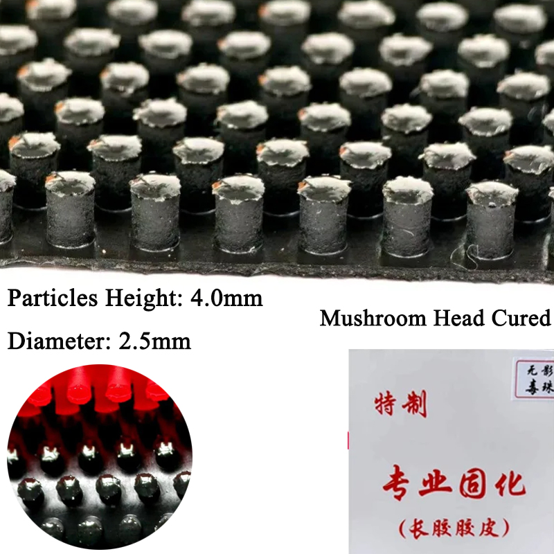 Table Tennis Head To Head - Ultragrote deeltjes Tafeltennisrubber Mushroom-head Cured OX