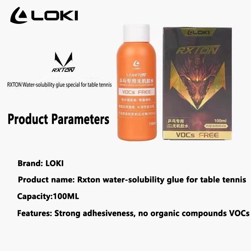 LOKI Watergedragen Lijm 100ml  - Table Tennis Market recensie en prijs