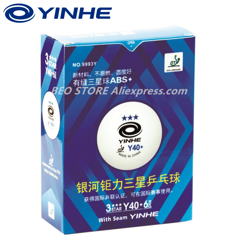 60 Ballen Yinhe 3-Star Y40 + H - Table Tennis How To Play recensie en prijs