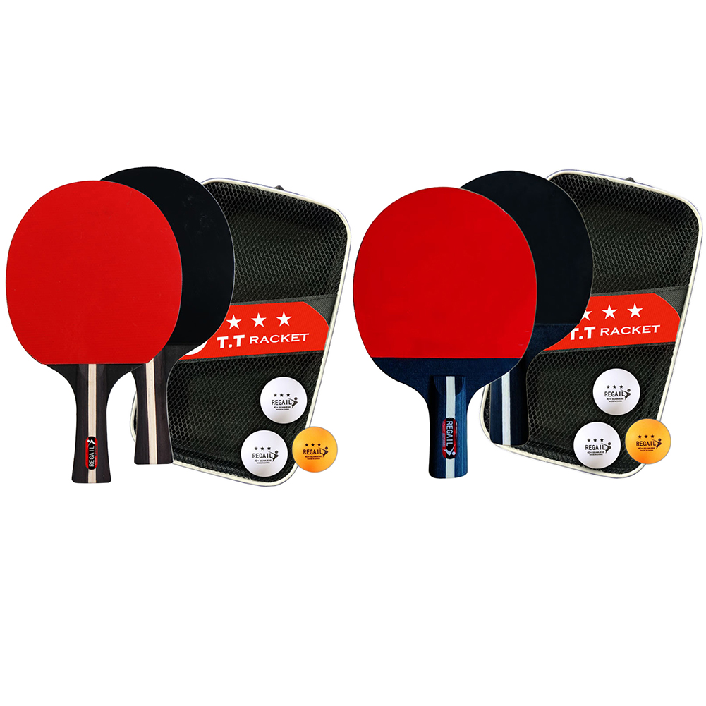 Tafeltennisracket 2 Rackets En - Table Tennis How To Play recensie en prijs