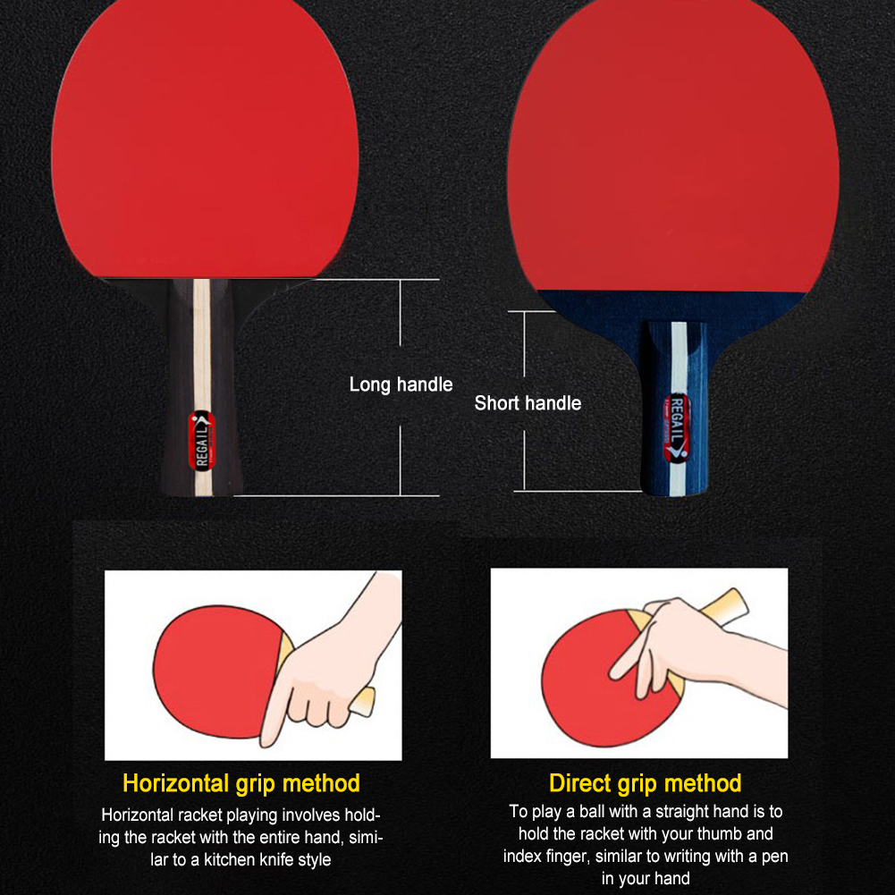 Tafeltennisracket 2 Rackets En - Table Tennis How To Play recensie en prijs