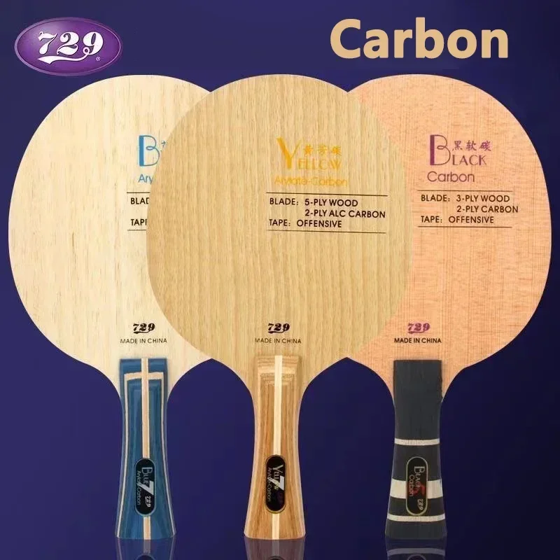 Origineel 729 Friendship Geel  - Stiga Carbon Blade recensie en prijs