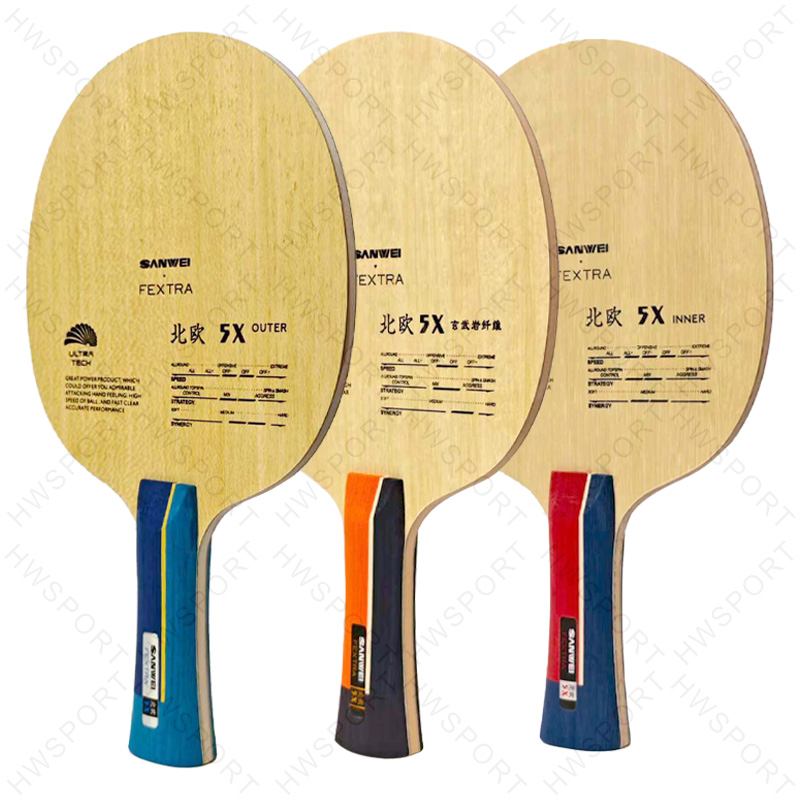 SANWEI FEXTRA 5X Tafeltennisbl - Stiga Carbon Blade recensie en prijs